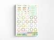 Midori Yuru Log Sticker Sheet - Decoration
