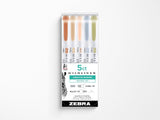 Mildliner Highlighter Double Ended Pens Neutral Colors - Set of 5