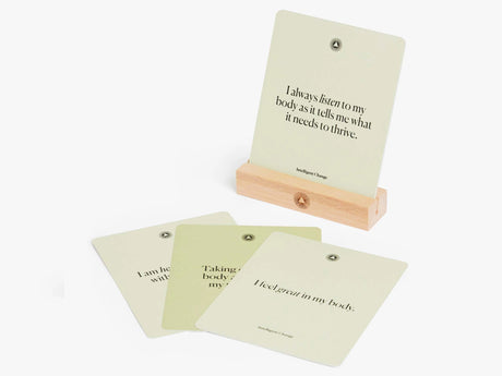 Mindful Affirmations Display Card Deck - Health and Well-Being
