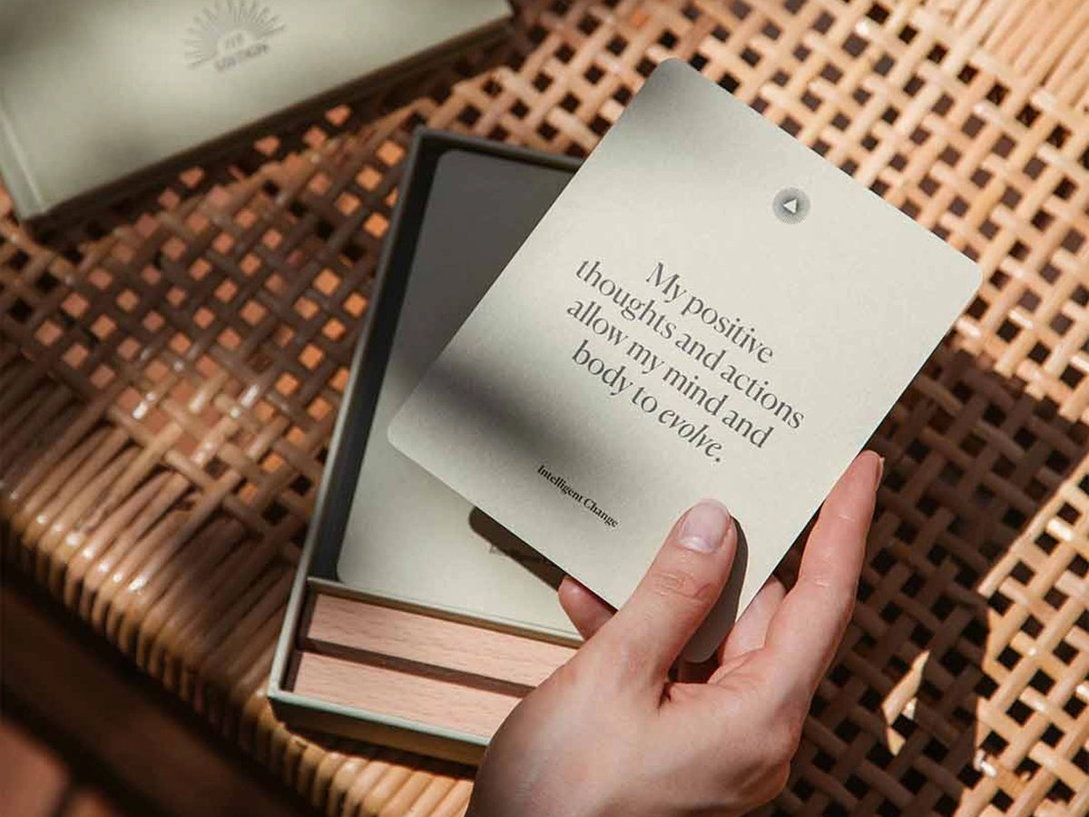 Mindful Affirmations Display Card Deck - Health and Well-Being