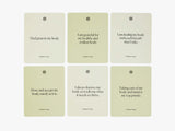 Mindful Affirmations Display Card Deck - Health and Well-Being