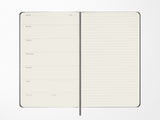 Moleskine 12 Month Weekly UNDATED Planner - BLACK Hardcover