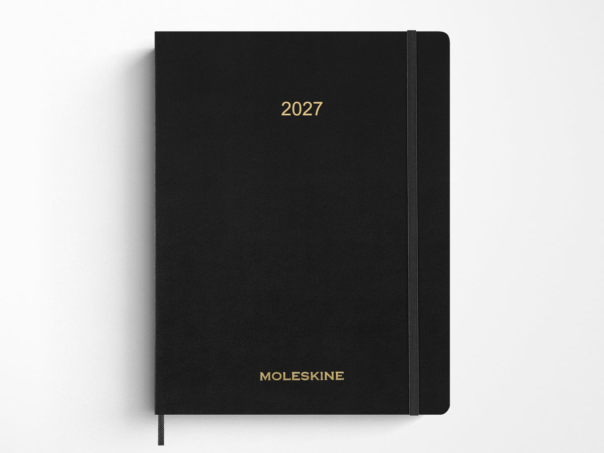 Moleskine 15 Month 2027 Weekly Planner - Black Soft Cover