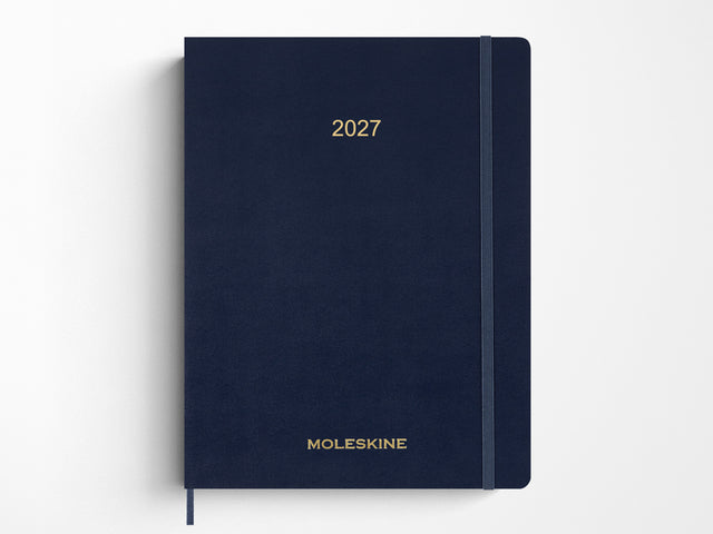 Moleskine 15 Month 2027 Weekly Planner - Sapphire Blue Soft Cover
