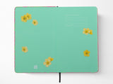 Moleskine Fluorescent Floral Limited Edition Notebook - Pink & Green