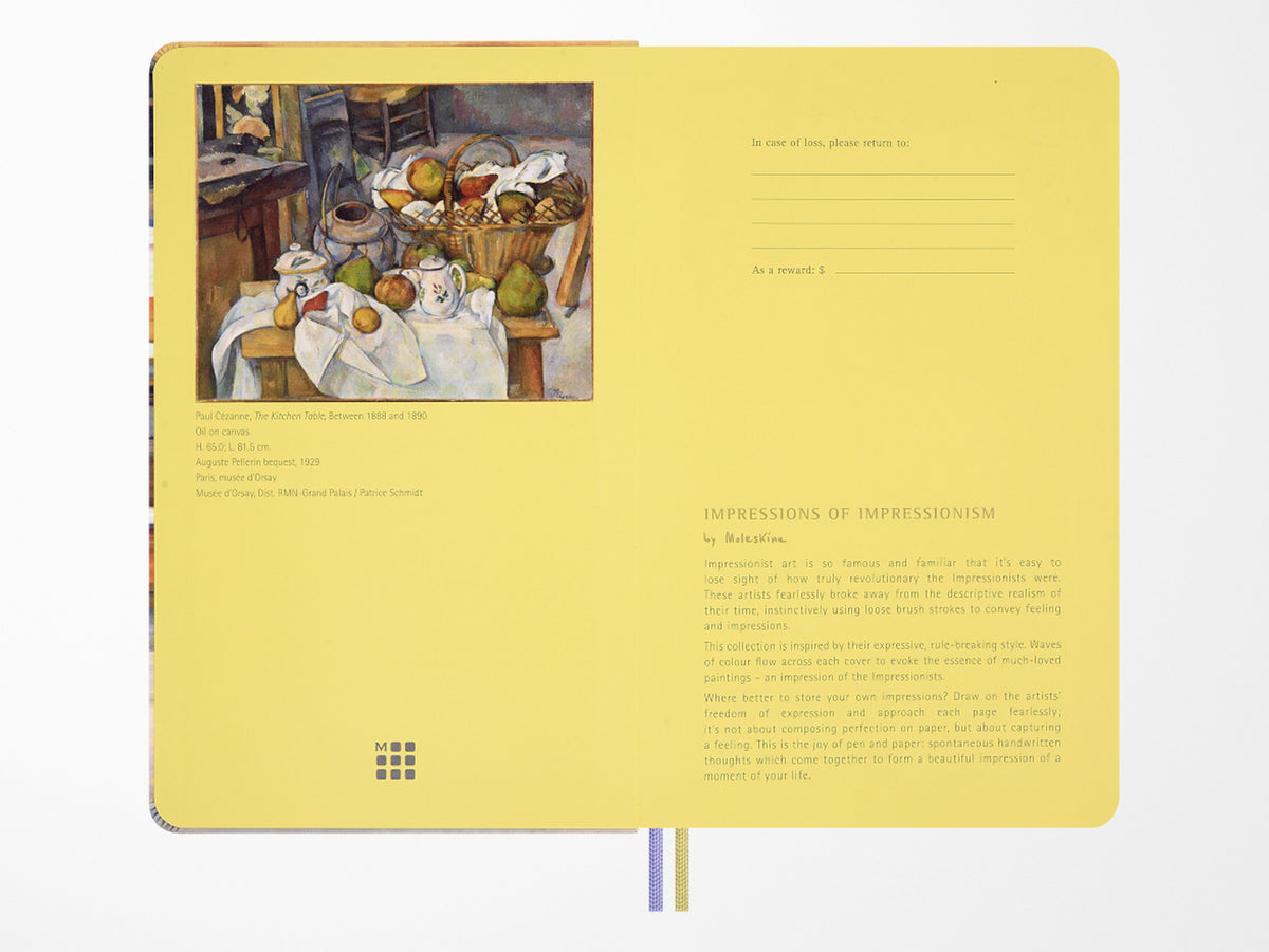 Moleskine Impressions of Impressionism Undated Planner
