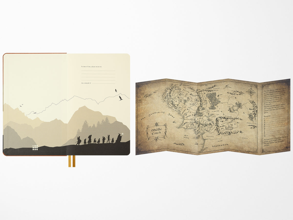 Moleskine Lord of the Rings Frodo and Sam Large Hardcover Notebook