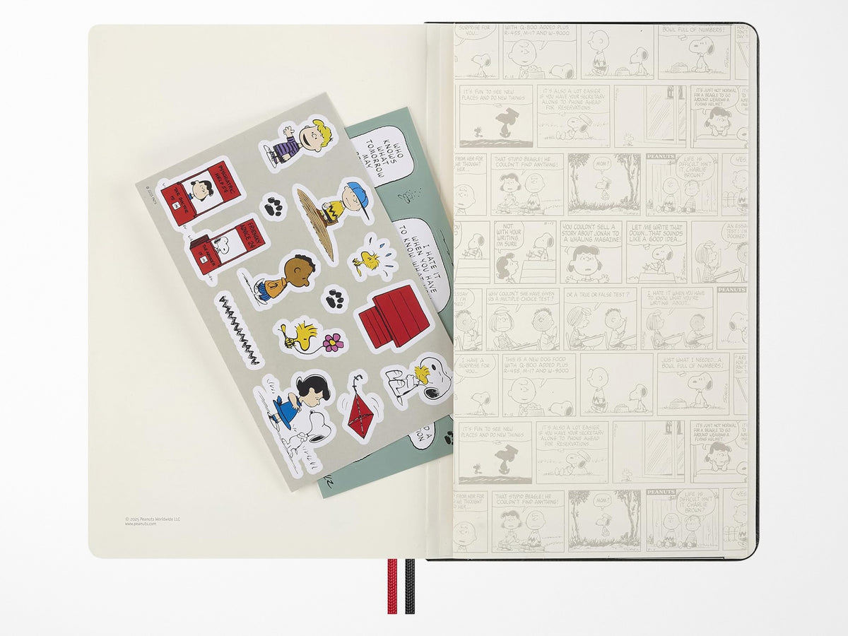 Moleskine Peanuts Limited Edition Notebook - Black Snoopy