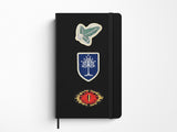 Moleskine and Lord of the Rings Patches - Set of Three