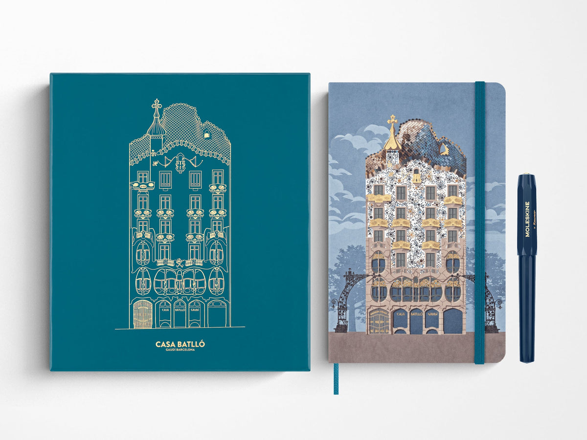 Moleskine x Casa Batlló Collector's Box With Notebook and Kaweco Pen