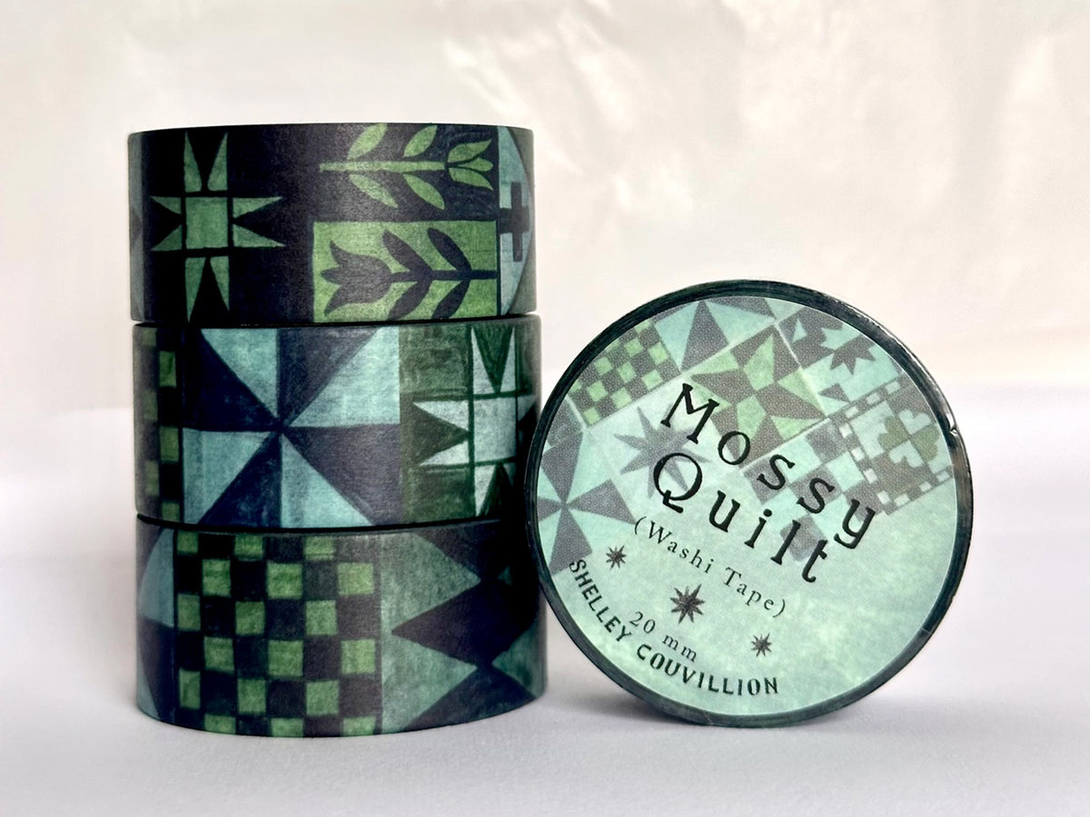 Mossy Quilt Washi Tape