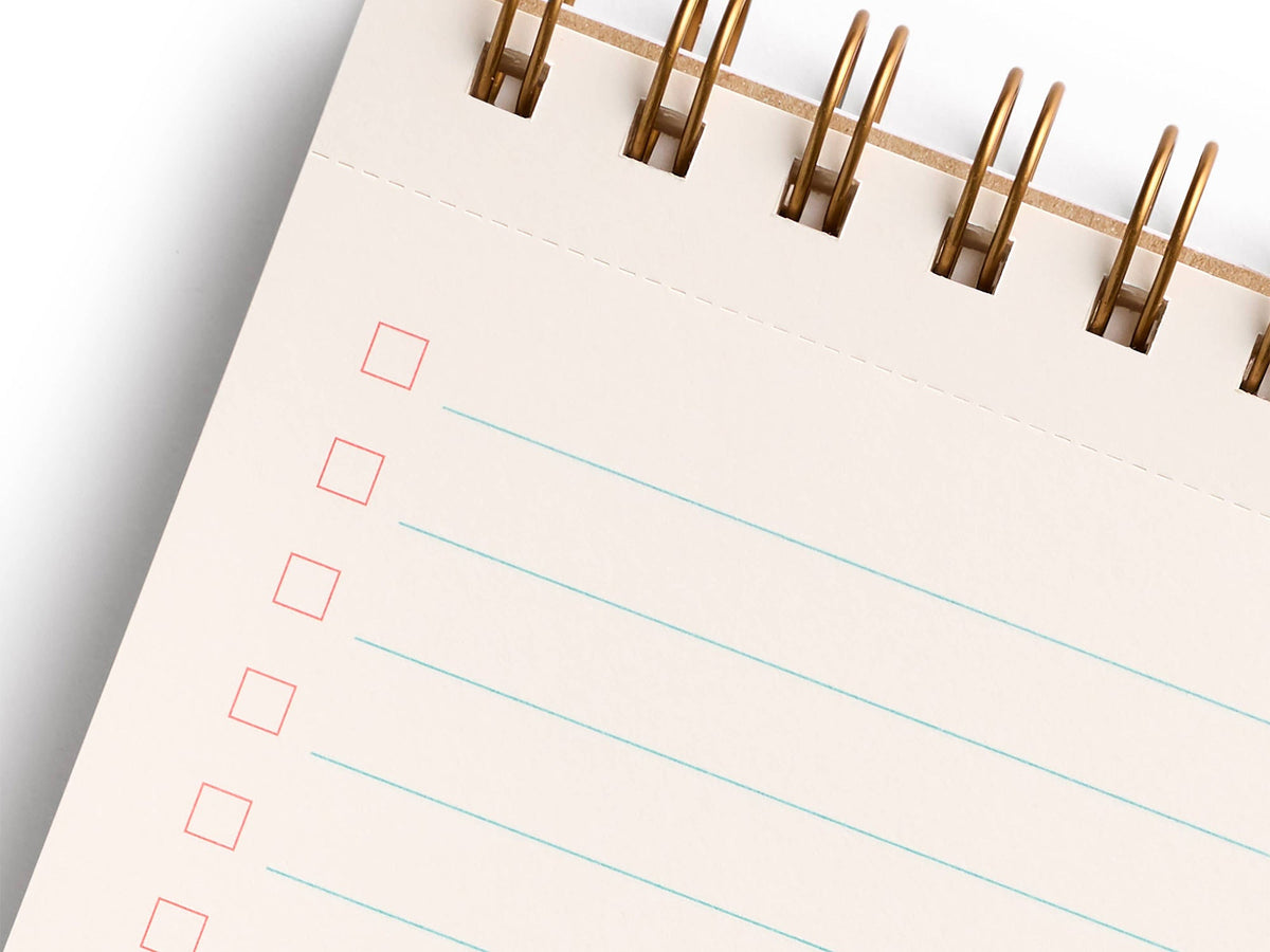 Navy Meadow Floral Task Pad Checklist – Limited Edition