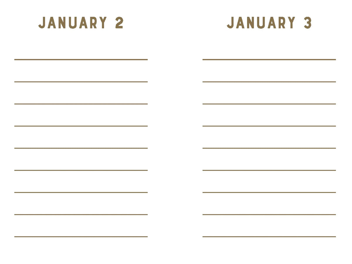 Navy Stripes Mini One Line a Day