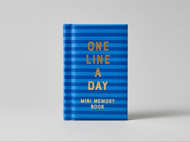 Navy Stripes Mini One Line a Day