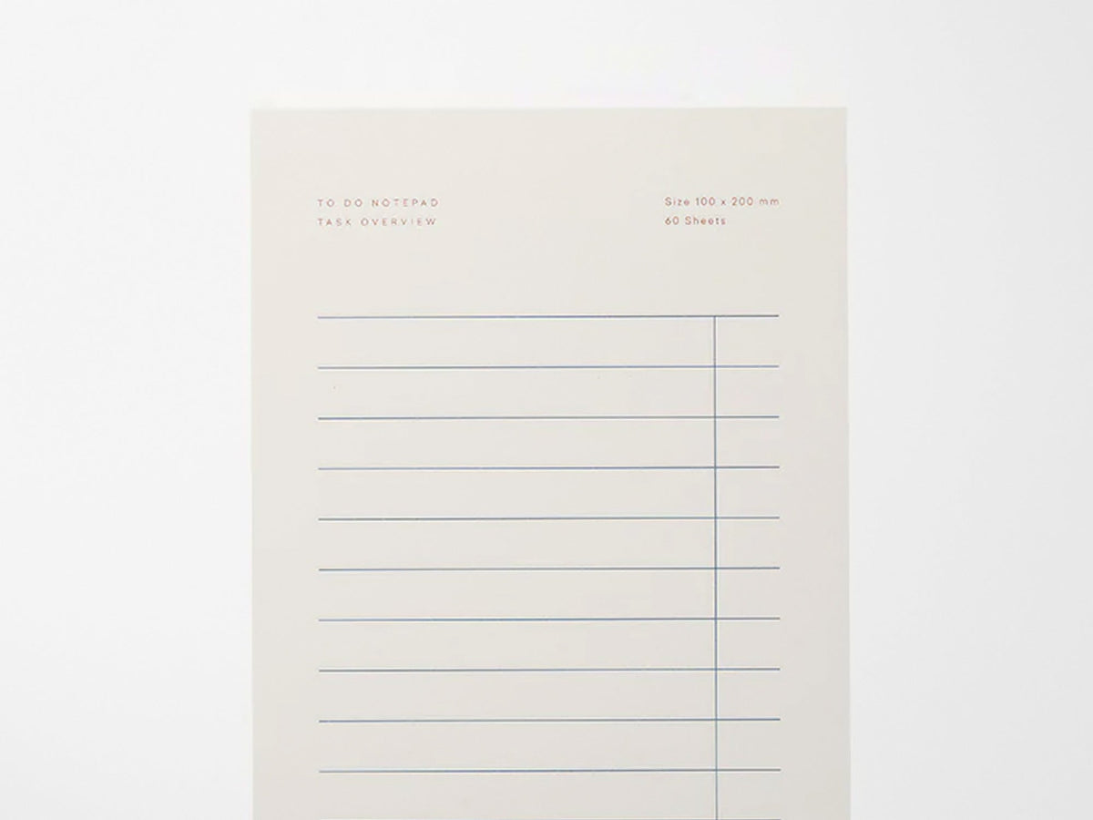 Notem MILO To Do Notepad - White & Blue