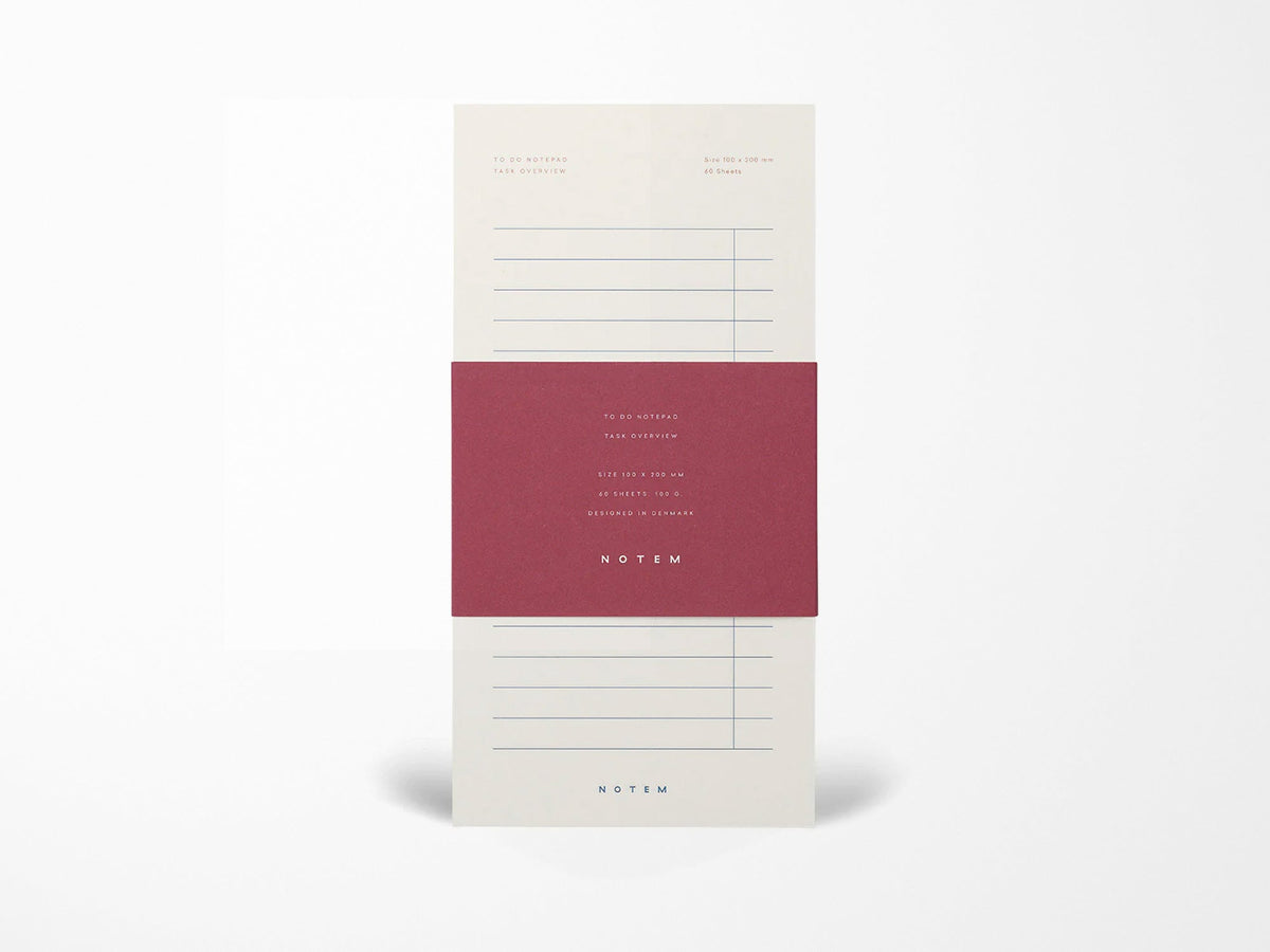 Notem MILO To Do Notepad - White & Blue