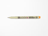 Orange Pigma Micron Pen
