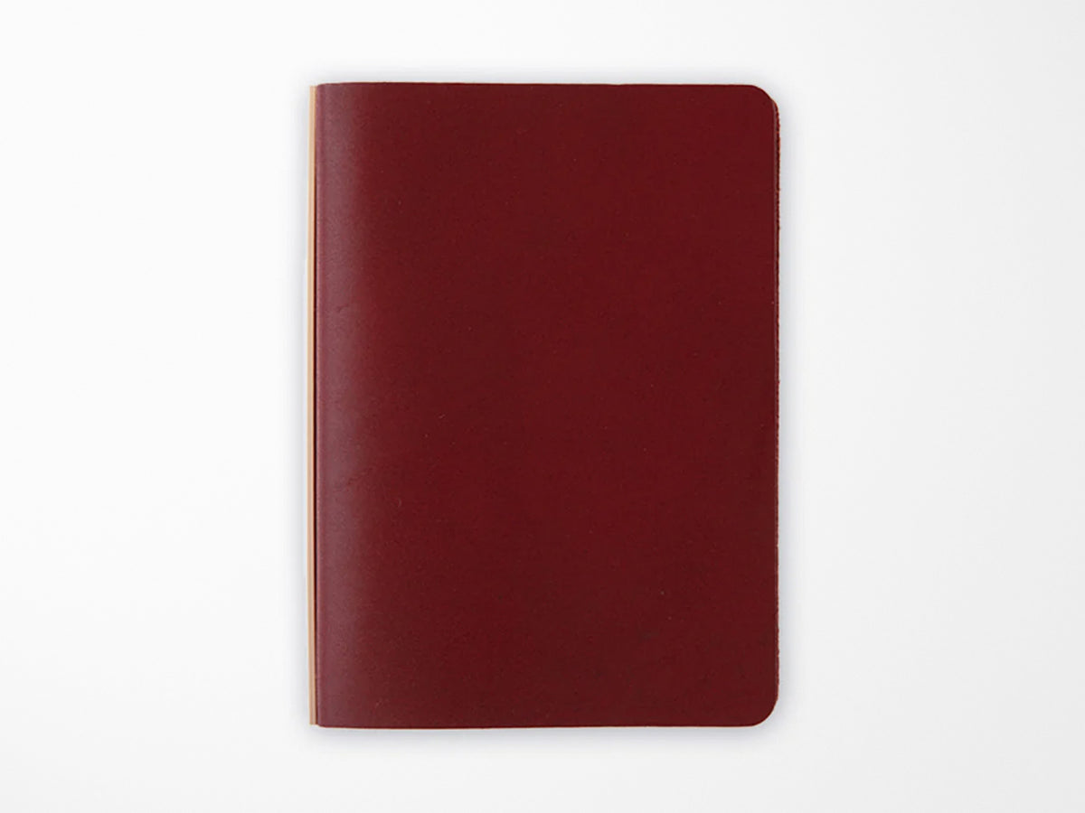 PLOTTER Limited Edition LISCIO Red Leather 6 Ring Leather Binder with Accessories - Mini