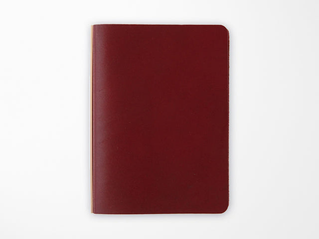 PLOTTER Limited Edition LISCIO Red Leather 6 Ring Leather Binder with Accessories - Mini