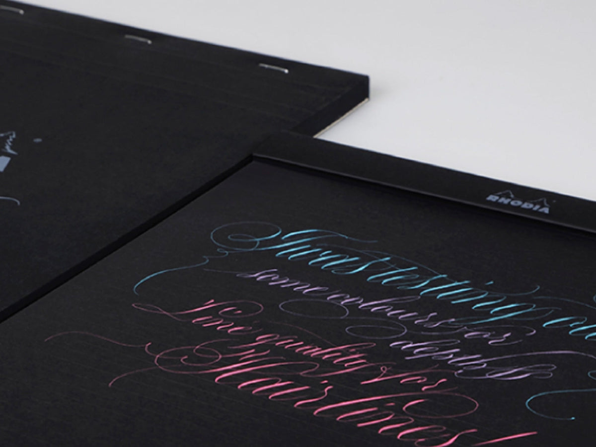 Paul Antonio "Pascribe" Black Calligraphy Pad