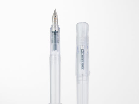 Pilot Kakuno Fountain Pen - Extra Fine - Clear Barrel