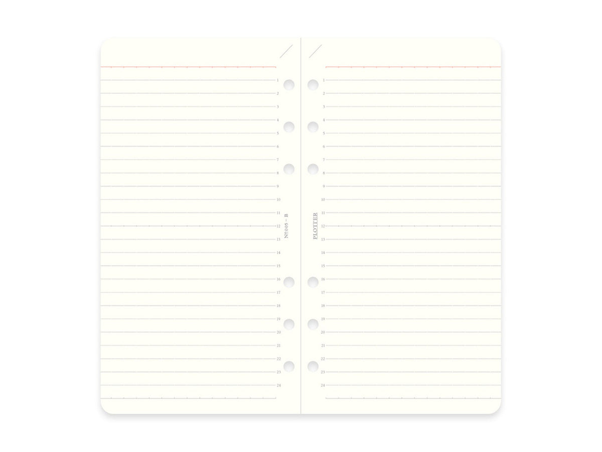 PLOTTER Refill Memo Pad Ruled - Bible Size