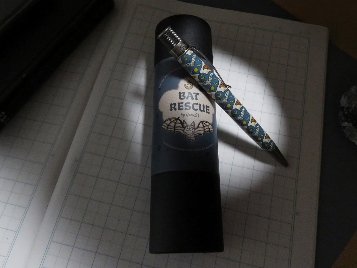 Retro 51 Tornado Ballpoint Pen - Bat Rescue 🦇✈️