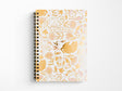 Rokkaku Cat Art Collection Ring Notebook - Flower