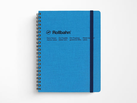 Rollbahn Cap-Martin Spiral Notebook Blue