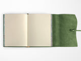 Roma Lussa Leather Journal - Green