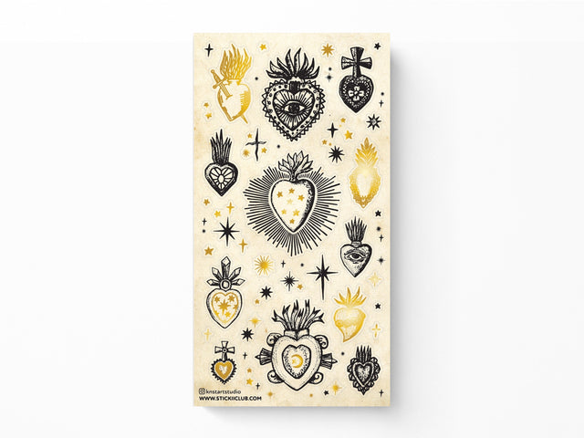 Sacred Hearts Sticker Sheet