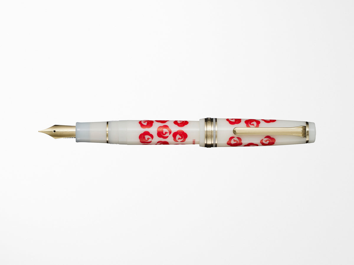 Sailor Pro Gear - Sailor X Kamawanu 'Tsurumaru-Ume' Fountain Pen & Tenugui Set Limited Edition