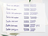 Sailor Pro Gear Slim Fountain Pen Set - Manyo Series - Wisteria