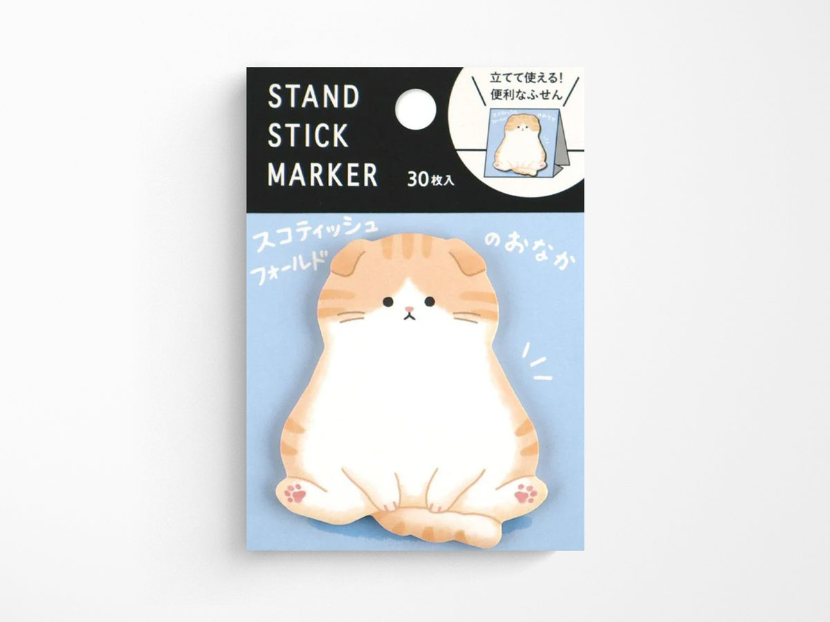 Scottish Fold Belly Sticky Memo Pad
