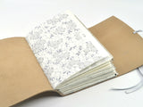 Silver Dollar One of a Kind Leather Journal
