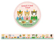 Snack Time Gold Foil Washi Tape