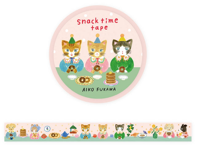 Snack Time Gold Foil Washi Tape