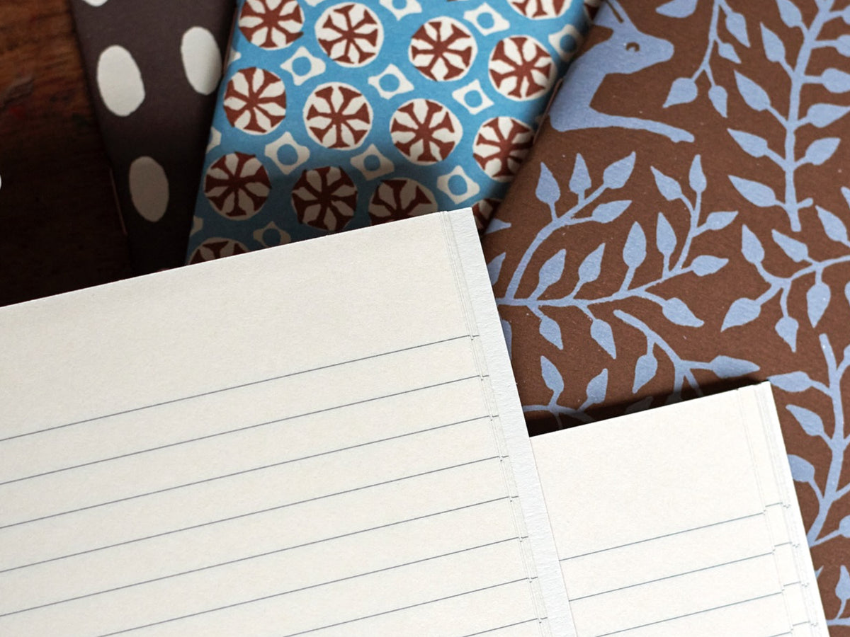 Square Notebook with Lined Paper