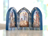 Stained Glass Nativity Giant Pop-Up Greeting Card