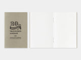 TRAVELER'S Notebook Card Size 20th Anniversary Set - Black