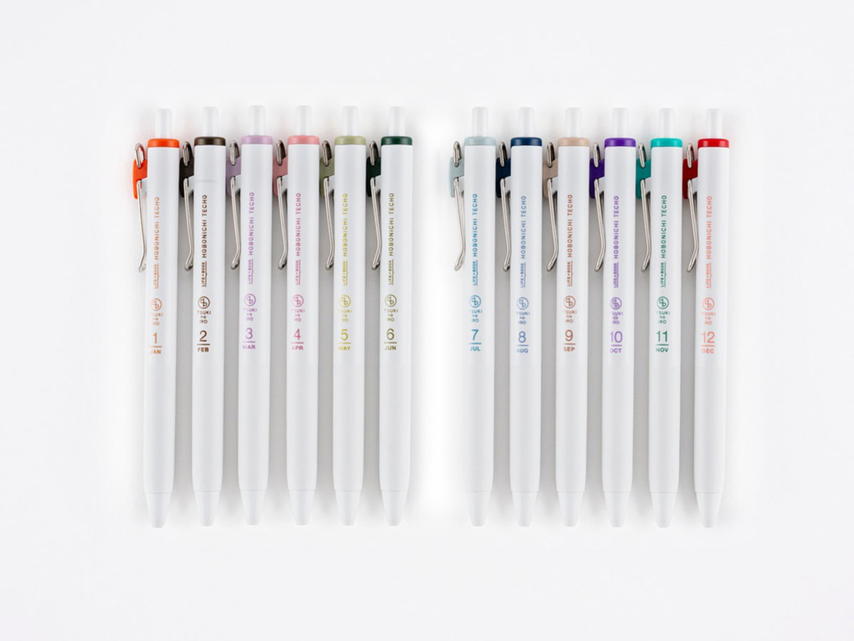 TSUKI no IRO Uniball One Jan-June Set with Case