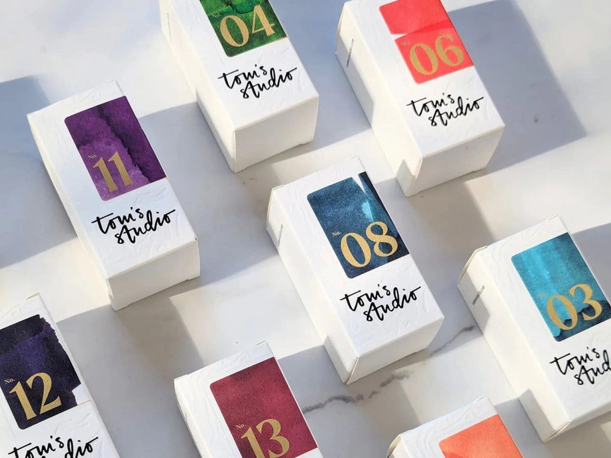 Tom's Studio Fountain Pen Shimmer Ink - 73 Golden Lustre