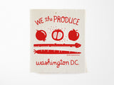 Washington DC We the Produce Flag Sponge Cloth