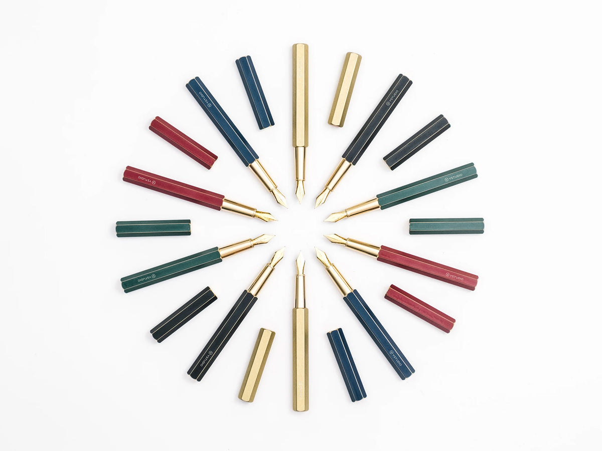 Ystudio Revolve Fountain Pen - Green