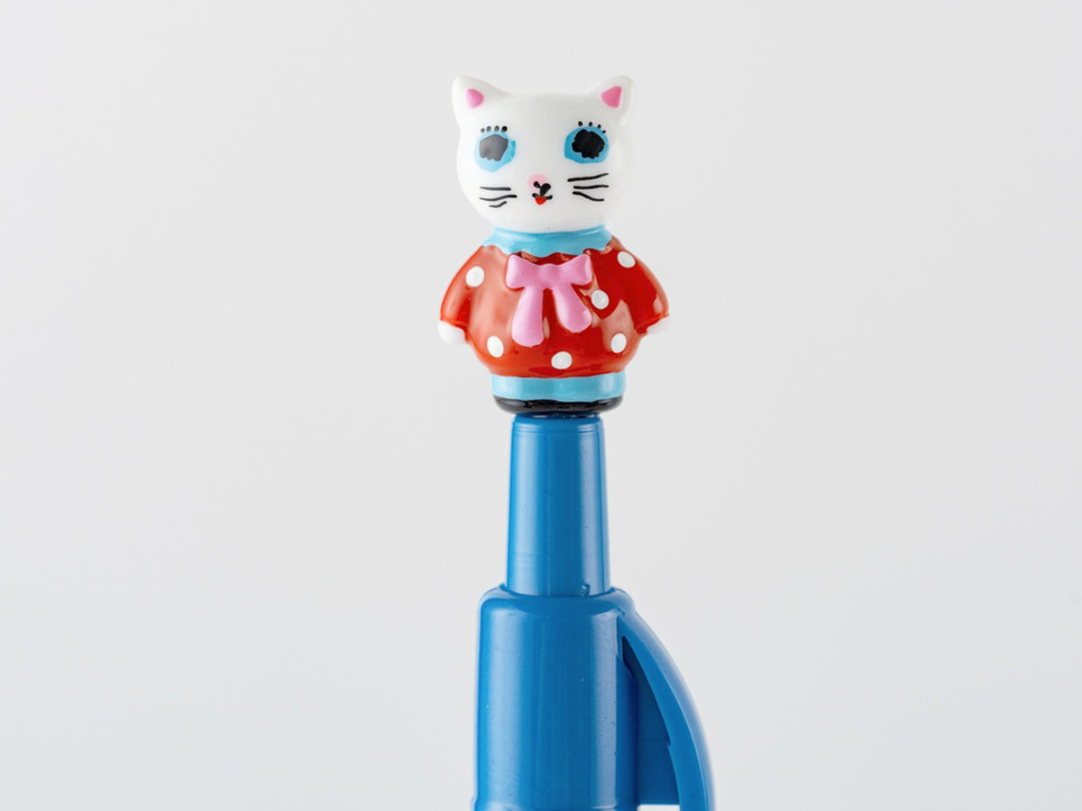 Yumi Kitagishi Ballpoint Pen - White Cat