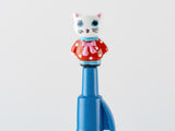 Yumi Kitagishi Ballpoint Pen - White Cat