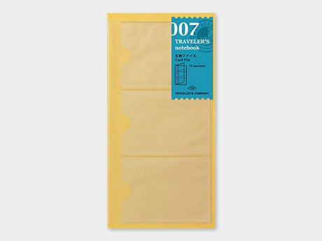 007 Card File TRAVELER'S Notebook - Regular Size