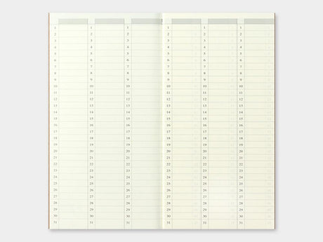 018 Free Diary Weekly Refill TRAVELER'S Notebook - Regular Size