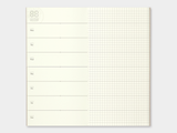 019 Diary Weekly + Memo Refill TRAVELER'S Notebook - Regular Size