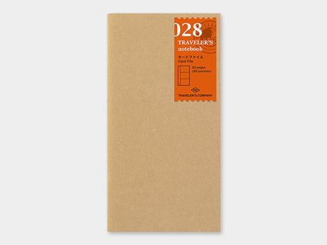 028 Card File TRAVELER'S Notebook - Regular Size